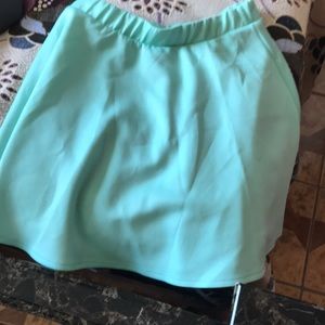 Skater skirt-Tiffany blue